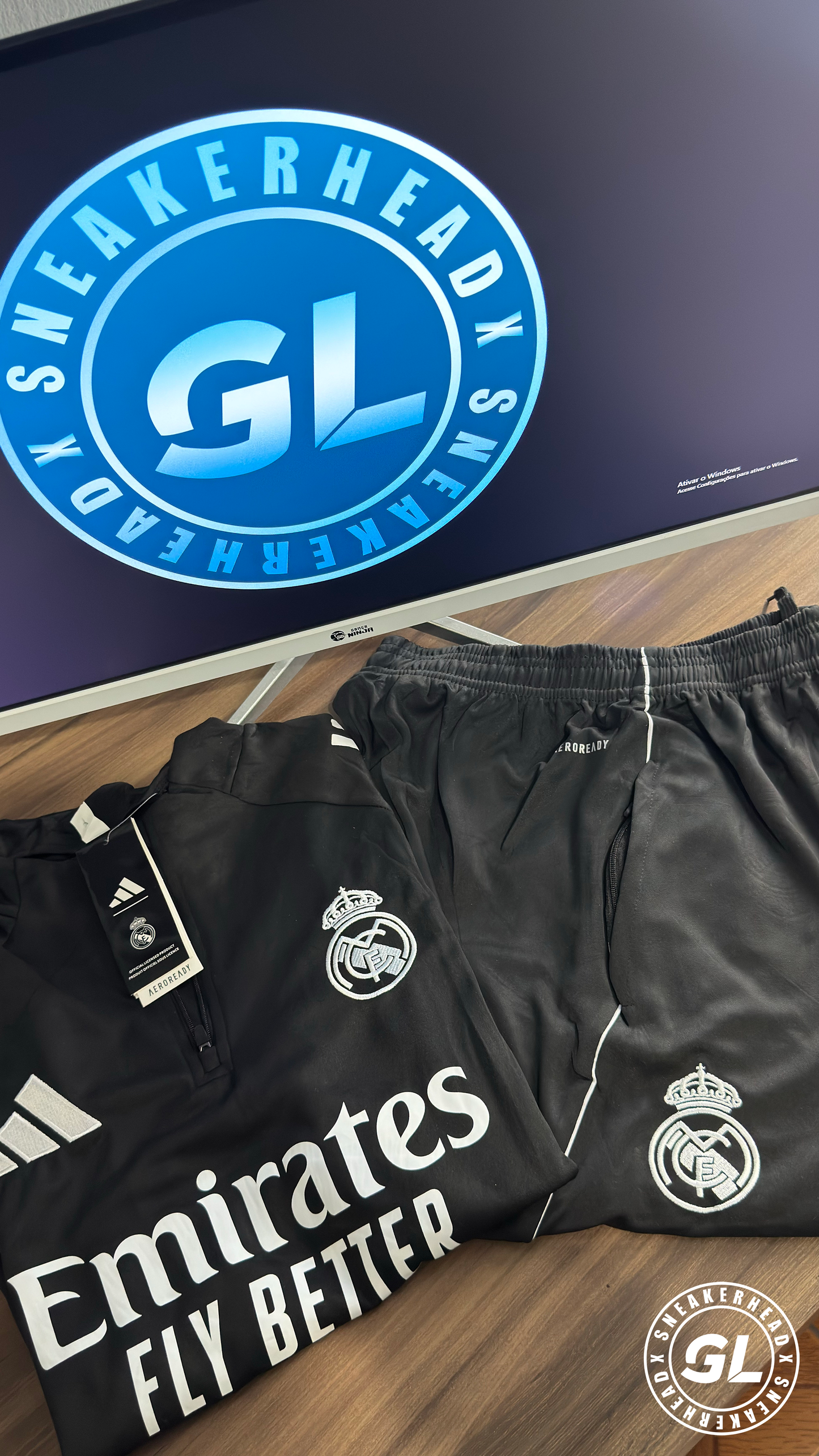 Conjunto Treino - Real Madrid 23/24 (Manga Longa)