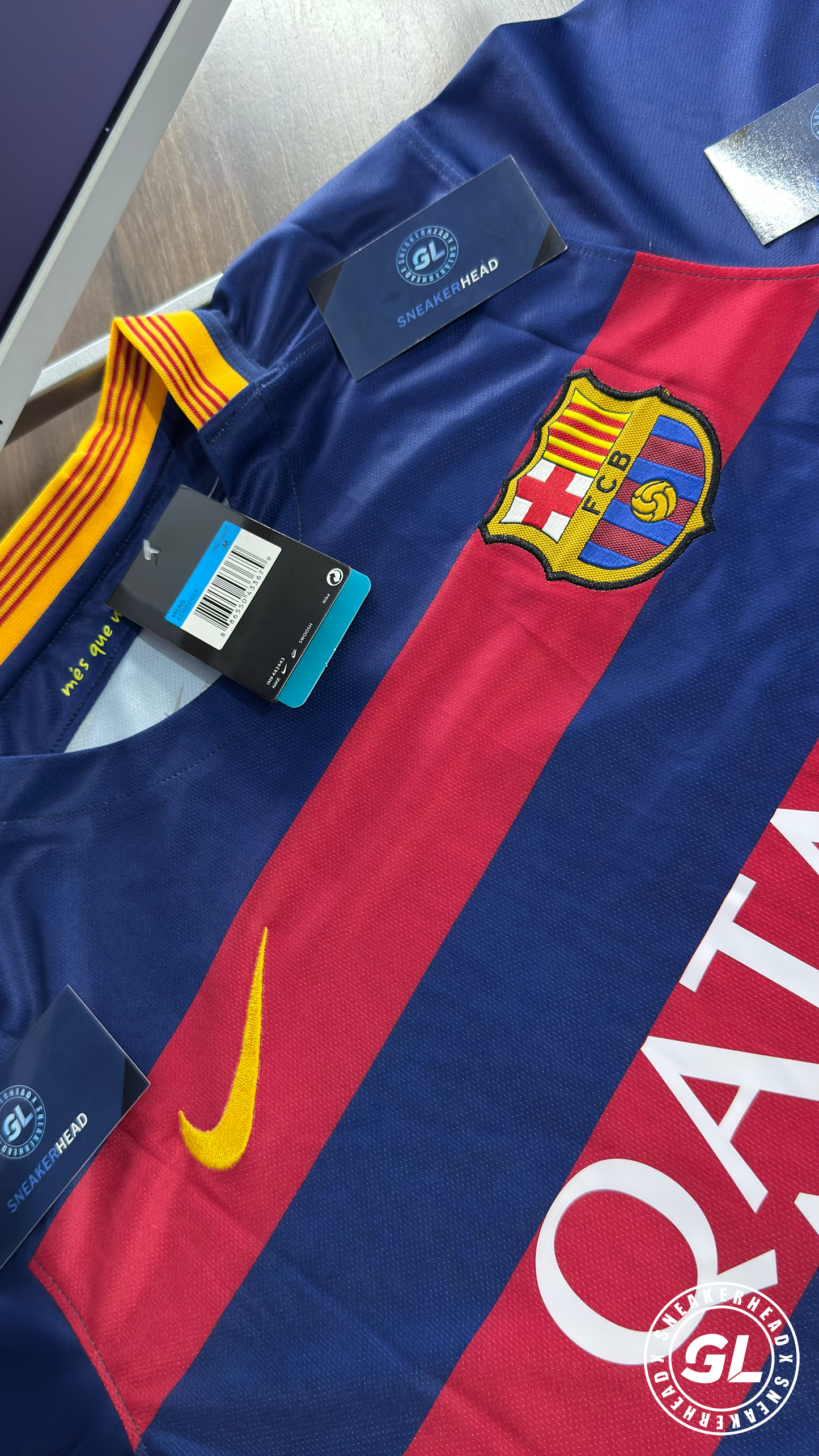 Camisa Barcelona Retrô 15/16 (Neymar 11)